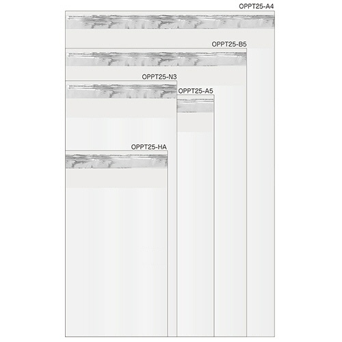 今村紙工　ＯＰＰ袋　テープ付　長３　１２０×２３５＋４０ｍｍ　０．０２５ｍｍ厚　ＯＰＰＴ２５－Ｎ３　１パック（１００枚）3