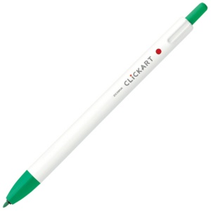 ゼブラ　ノック式水性カラーペン　クリッカート　緑　ＷＹＳＳ２２－Ｇ　１本1