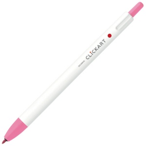 ゼブラ　ノック式水性カラーペン　クリッカート　ピンク　ＷＹＳＳ２２－Ｐ　１本1