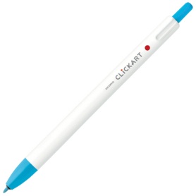 ゼブラ　ノック式水性カラーペン　クリッカート　ライトブルー　ＷＹＳＳ２２－ＬＢ　１本