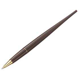 ＴＡＮＯＳＥＥ　デスクボールペン　０．７ｍｍ　ブラウン　黒インク　１本