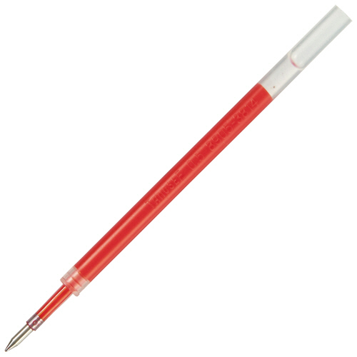たのめーる】TANOSEE ノック式ゲルインクボールペン替芯 0.5mm 赤 1 