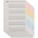 ＴＡＮＯＳＥＥ　見出しカード（エコノミータイプ）　Ａ４タテ　２穴　５色５山＋扉紙　１パック（１０組）1