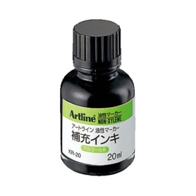 シヤチハタ　アートライン補充インキ　２０ｍｌ　黒　ＫＲ－２０　１個