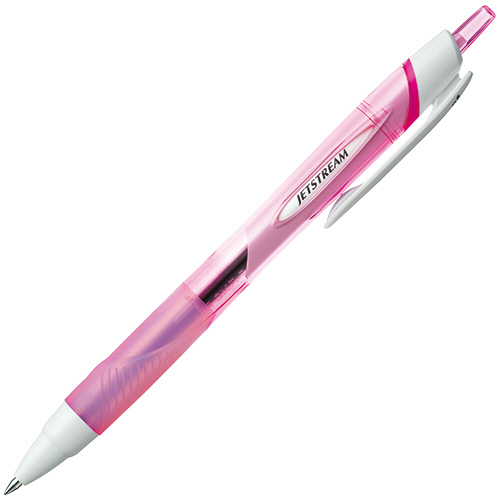 【クリックで詳細表示】三菱鉛筆 油性ボールペン ジェットストリーム 0.7mm 黒 (軸色 ピンク) SXN15007.13 1本 SXN15007.13