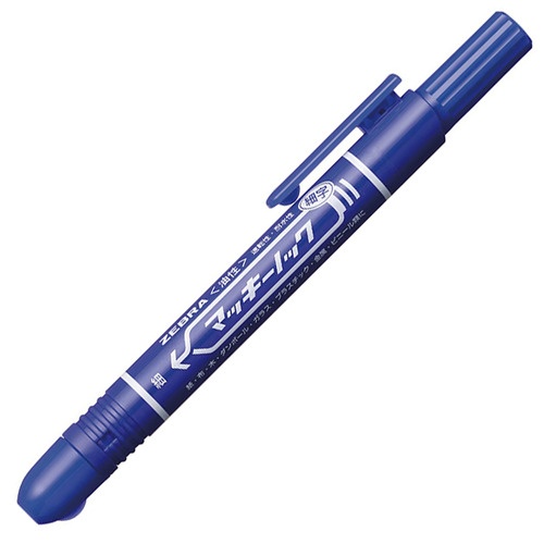 ゼブラ　油性マーカー　マッキーノック　細字　青　Ｐ－ＹＹＳＳ６－ＢＬ　１本1