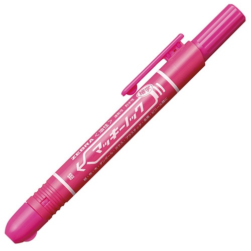 ゼブラ　油性マーカー　マッキーノック　細字　ピンク　Ｐ－ＹＹＳＳ６－Ｐ　１本1