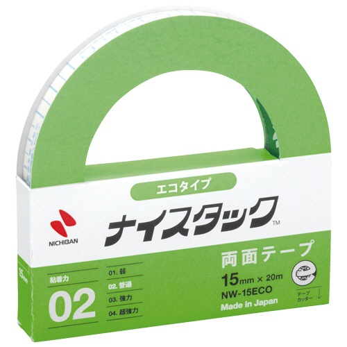 ニチバン　ナイスタック　エコタイプ　両面テープ　大巻　１５ｍｍ×２０ｍ　ＮＷ－１５ＥＣＯ　１巻1