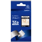 ブラザー　ピータッチ　ＴＺｅテープ　おしゃれテープ　プレミアムタイプ　プレミアムホワイト／金文字