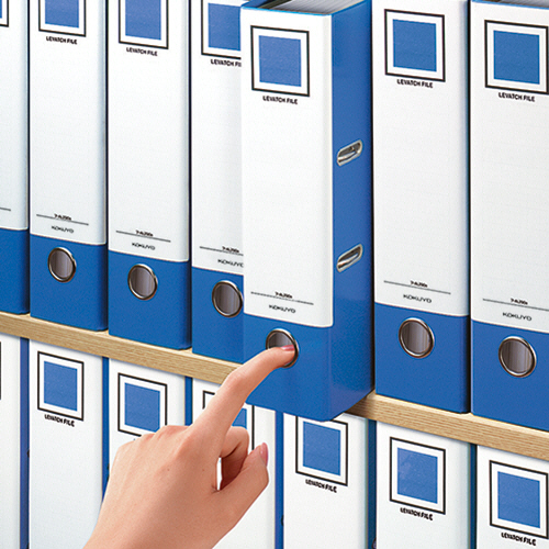 たのめーる】コクヨ レバッチファイル A4タテ 2穴 280枚収容