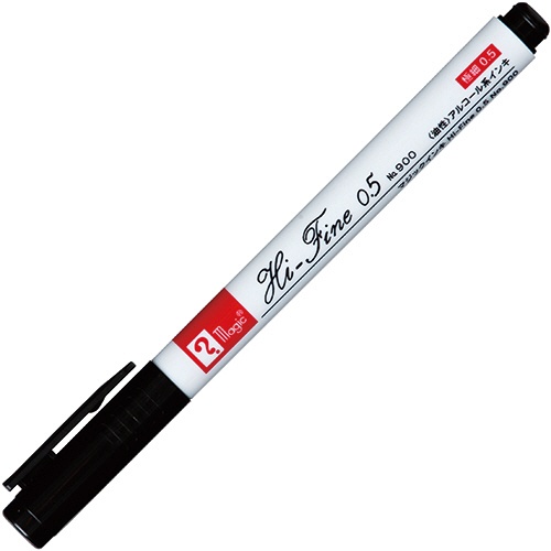 寺西化学　油性マーカー　マジックインキ　Ｈｉ－Ｆｉｎｅ　０．５　Ｎｏ．９００　黒　Ｍ９００Ｒ－Ｔ１　１本1