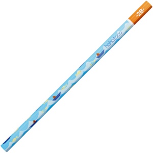 三菱鉛筆　ｈａｈａｔｏｃｏ　紙ダース箱かきかた鉛筆　２Ｂ　宇宙＆海　Ｋ５６１１２Ｂ　１ダース（１２本）3