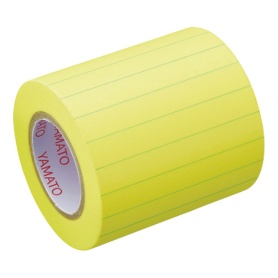 ヤマト　メモック　ロールテープ（ノート）　蛍光紙　罫線入　つめかえ用　５０ｍｍ幅　レモン　ＮＲＫ－５０Ｈ－ＬＫ　１巻