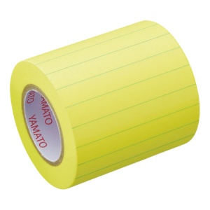 ヤマト　メモック　ロールテープ（ノート）　蛍光紙　罫線入　つめかえ用　５０ｍｍ幅　レモン　ＮＲＫ－５０Ｈ－ＬＫ　１巻1