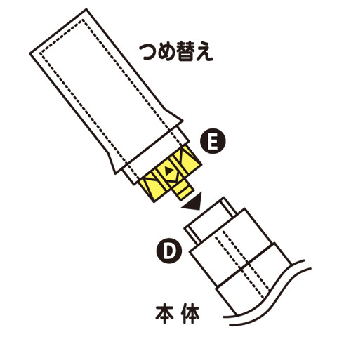 たのめーる】トンボ鉛筆 スティックのり つめ替え消えいろピット 本体 ...
