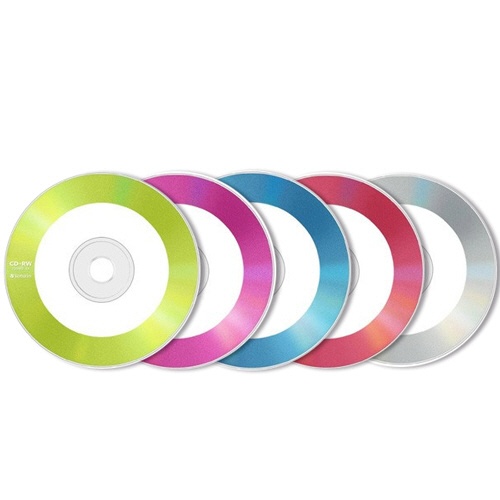 バーベイタム　データ用ＣＤ－ＲＷ　７００ＭＢ　４倍速　５色カラーＭＩＸ　５ｍｍスリムケース　ＳＷ８０ＱＭ５Ｖ１　１パック（５枚）2