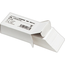 インクジェットプリンタ用名刺用紙　厚手　両面マット　９１×５５ｍｍ　ホワイト　１箱（１００枚）