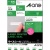エーワン　ラベルシール［レーザープリンタ］　マット紙・ホワイト　Ａ４　９２面　４５×１０ｍｍ　四辺余白付　角丸　６５２９２　１冊（１０シート）