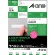エーワン　ラベルシール［レーザープリンタ］　マット紙・ホワイト　Ａ４　９２面　４５×１０ｍｍ　四辺余白付　角丸　６５２９２　１冊（１０シート）1