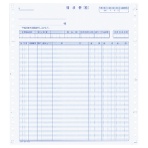 コクヨ　連続伝票用紙　伝票フォーム（税額欄なし）　請求書　Ｙ１０×Ｔ１１　２５４．０×２７９．４ｍｍ　ノーカーボン紙（ブルー発色）　２Ｐ　ＥＣ－テ１０１５　１ケース（２５０組）
