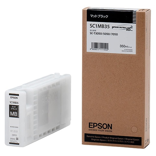 エプソン　インクカートリッジ　マットブラック　３５０ｍＬ　ＳＣ１ＭＢ３５　１個1