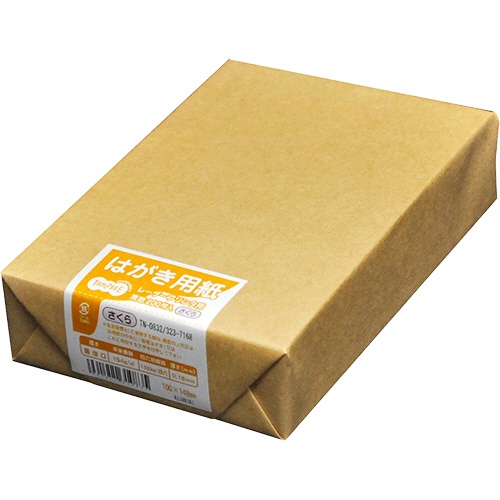 ＴＡＮＯＳＥＥ　レーザープリンタ用　はがき用紙　さくら　１冊（２００枚）1