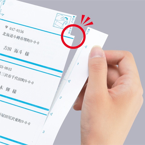 コクヨ　プリンタを選ばない　はかどりラベル（各社共通レイアウト）　Ａ４　１２面　４２．３×８６．４ｍｍ　ＫＰＣ－Ｅ１１２１－１００　１冊（１００シート）3