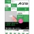 エーワン　ラベルシール［レーザープリンタ］　マット紙・ホワイト　Ａ４　２００面　２０×８ｍｍ　四辺余白付　角丸　６５２００　１冊（１０シート）