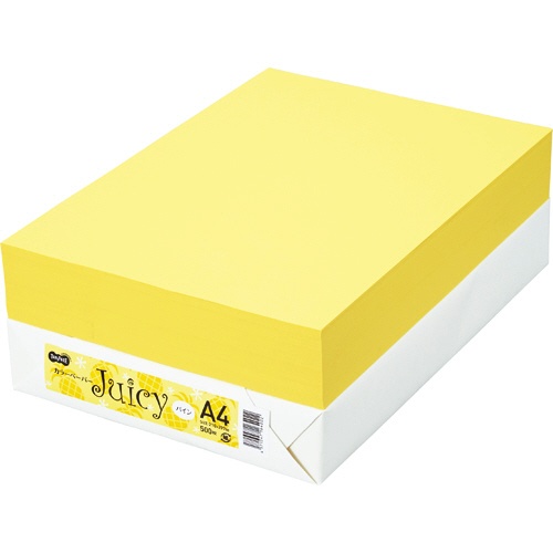 ＴＡＮＯＳＥＥ　カラーペーパー　Ｊｕｉｃｙ　Ａ４　パイン　１冊（５００枚）1