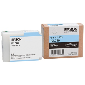 エプソン　インクカートリッジ　ライトシアン　ＩＣＬＣ８９　１個1