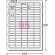 エーワン　ラベルシール［インクジェット］　マット紙・ホワイト　Ａ４　９５面　３５×１２ｍｍ　四辺余白付　角丸　６１２９５　１冊（１００シート）2
