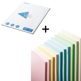 たのめーる 長門屋商店 color paper a4 最厚口 全11色セット 1セットの通販