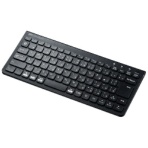 サンワサプライ　Ｂｌｕｅｔｏｏｔｈスリムキーボード　テンキーなし　ブラック　ＳＫＢ－ＢＴ３２ＢＫ　１台
