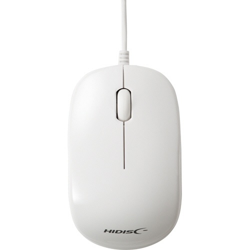 ハイディスク　光学式有線マウス　ホワイト　ＨＤＭ－２１０６ＷＨ　１個1