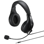 サンワサプライ 4極対応ヘッドセット ブラック MM-HS401BK 1個
