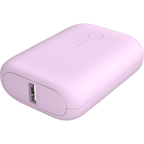 オウルテック　ＭＯＴＴＥＲＵ　軽量モバイルバッテリー　１００００ｍＡｈ　ペールアイリス　ＭＯＴ－ＭＢ１０００１－ＰＵ　１個1