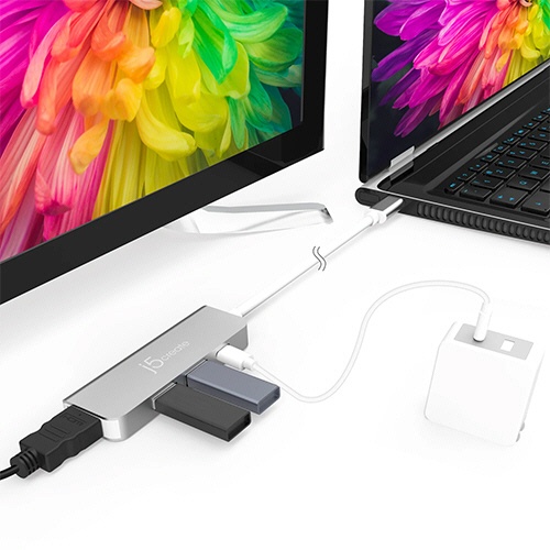ｊ５　Ｃｒｅａｔｅ　ＵＳＢ－Ｃ　ｔｏ　ＨＤＭＩ＆ＰＤ　５ｉｎ１マルチアダプター　ＪＣＤ３７１　１個6