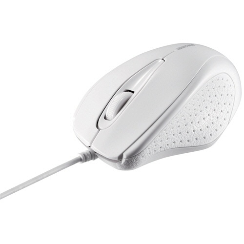 バッファロー　有線ＩＲ　ＬＥＤマウス　３ボタンタイプ　簡易パッケージモデル　ホワイト　ＢＳＭＲＵ２１ＷＨＺ　１個1
