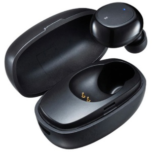 サンワサプライ　超小型Ｂｌｕｅｔｏｏｔｈ片耳ヘッドセット（充電ケース付き）　ＭＭ－ＢＴＭＨ５２ＢＫ　１個1
