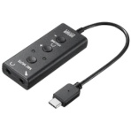 サンワサプライ USBオーディオ変換アダプタ(TypeC) MM-ADUSBTC1 1個