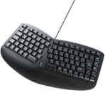 サンワサプライ　エルゴノミクスキーボード　ブラック　ＳＫＢ－ＥＲＧ３ＢＫ　１台