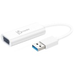 ｊ５　Ｃｒｅａｔｅ　ＵＳＢ３．０　ｔｏ　ＶＧＡ　スリム　ディスプレイ　アダプター　ホワイト　ＪＵＡ２１４　１個
