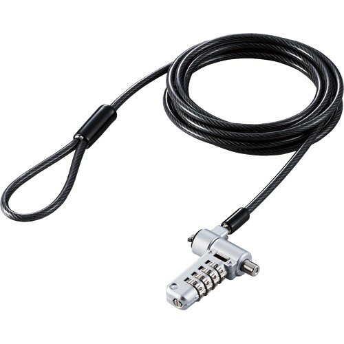 エレコム　セキュリティワイヤーロック　４桁ダイヤル錠タイプ　ＥＳＬ－４０４　１個1