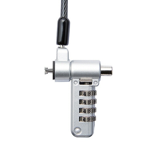 エレコム　セキュリティワイヤーロック　４桁ダイヤル錠タイプ　ＥＳＬ－４０４　１個2