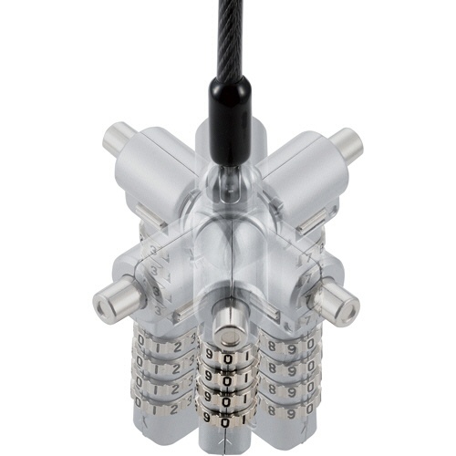 エレコム　セキュリティワイヤーロック　４桁ダイヤル錠タイプ　ＥＳＬ－４０４　１個6