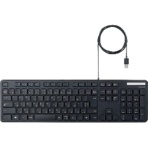 エレコム　抗菌　有線薄型フルキーボード　ブラック　ＴＫ－ＦＣＭ１０８ＫＢＫ　１台