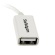 ＳｔａｒＴｅｃｈ．ｃｏｍ　ｍｉｃｒｏＵＳＢ　ＯＴＧ変換アダプタ　１２ｃｍ　ＵＳＢ　Ａ（メス）－ＵＳＢ　ＭｉｃｒｏＢ（オス）　ホワイト　ＵＵＳＢＯＴＧＷ　１個3