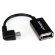 ＳｔａｒＴｅｃｈ．ｃｏｍ　ｍｉｃｒｏＵＳＢ　ＯＴＧ変換アダプタ　Ｌ型　１２ｃｍ　ＵＳＢ　Ａ（メス）－ＵＳＢ　ＭｉｃｒｏＢ（オス）　ブラック　ＵＵＳＢＯＴＧＲＡ　１個1
