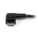 ＳｔａｒＴｅｃｈ．ｃｏｍ　ｍｉｃｒｏＵＳＢ　ＯＴＧ変換アダプタ　Ｌ型　１２ｃｍ　ＵＳＢ　Ａ（メス）－ＵＳＢ　ＭｉｃｒｏＢ（オス）　ブラック　ＵＵＳＢＯＴＧＲＡ　１個3