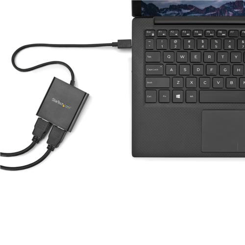 StarTech.com USB-C HDMI マルチモニター アダプター たのめーる】StarTech.com マルチモニターアダプタ MSTハブ 4K